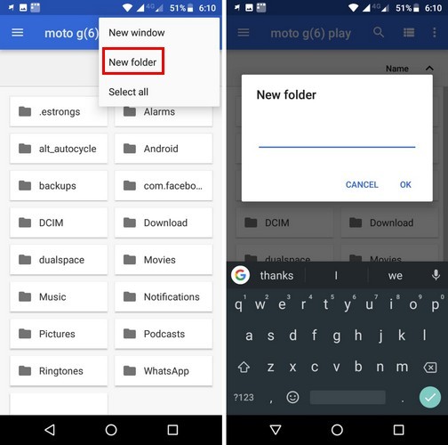 Access Hidden File Manager in Android Oreo