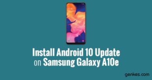 Install Android 10 Update on Samsung Galaxy A10e